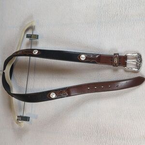 Nocona Women's Western Cowgirl‎ Genuine Leather Belt Size XL